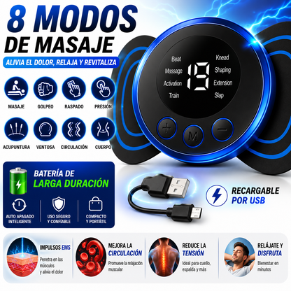 Mini Masajeador Modelo Mariposa Pulso Ems