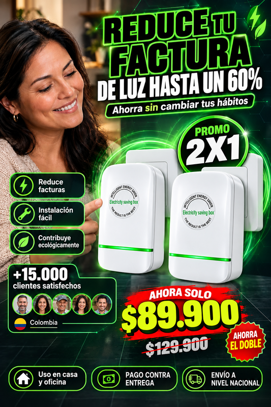 Ahorrador de energía 2X1