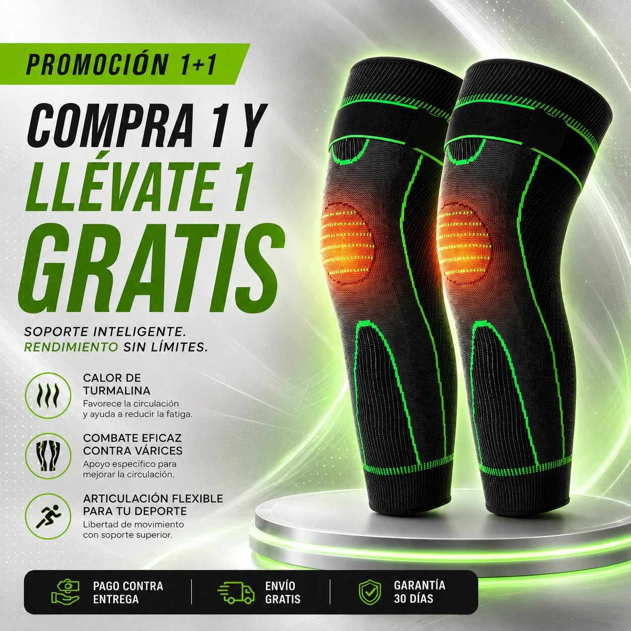2x1 RODILLERA LARGA DE COMPRESIÓN™
