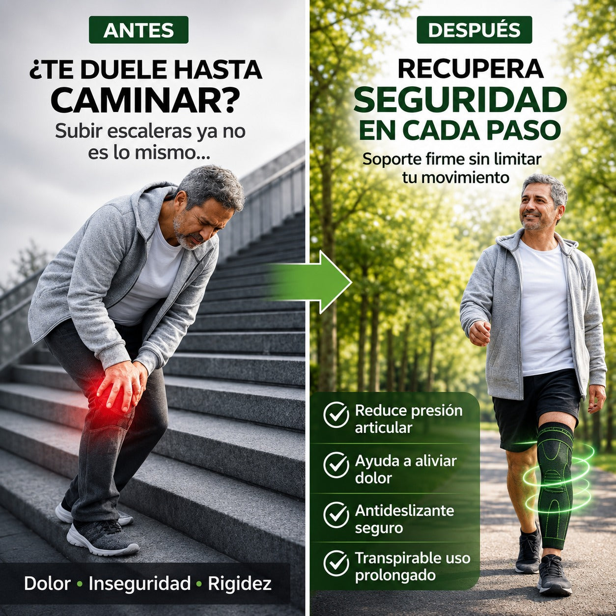 2x1 RODILLERA LARGA DE COMPRESIÓN™