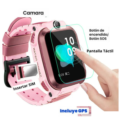 Reloj Inteligente con GPS Seguridad y Conectividad para tu Hijo/a GRATIS SIM 4G